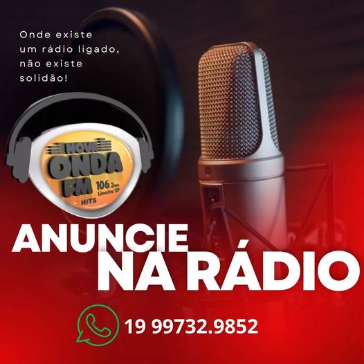 SEJA UM APOIO CULTURAL D RADIO NOVA ONDA FM 106,3 LIMEIRA SP